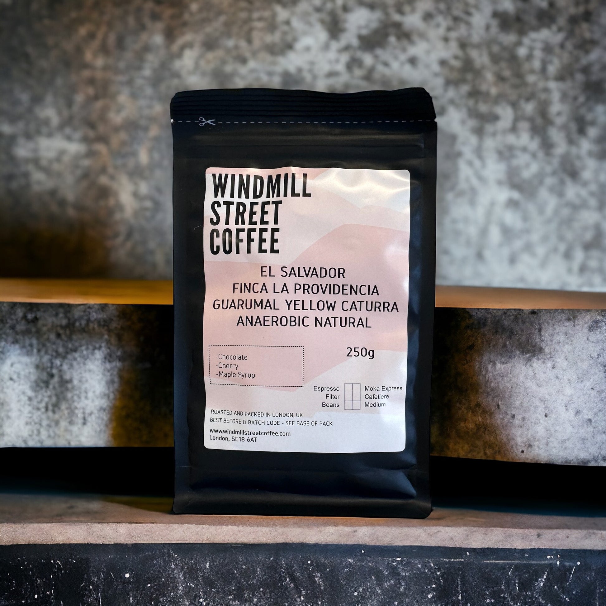 Windmill Street Coffee - El Salvador Finca La Providencia Guarumal Yellow Caturra Anaerobic Natural